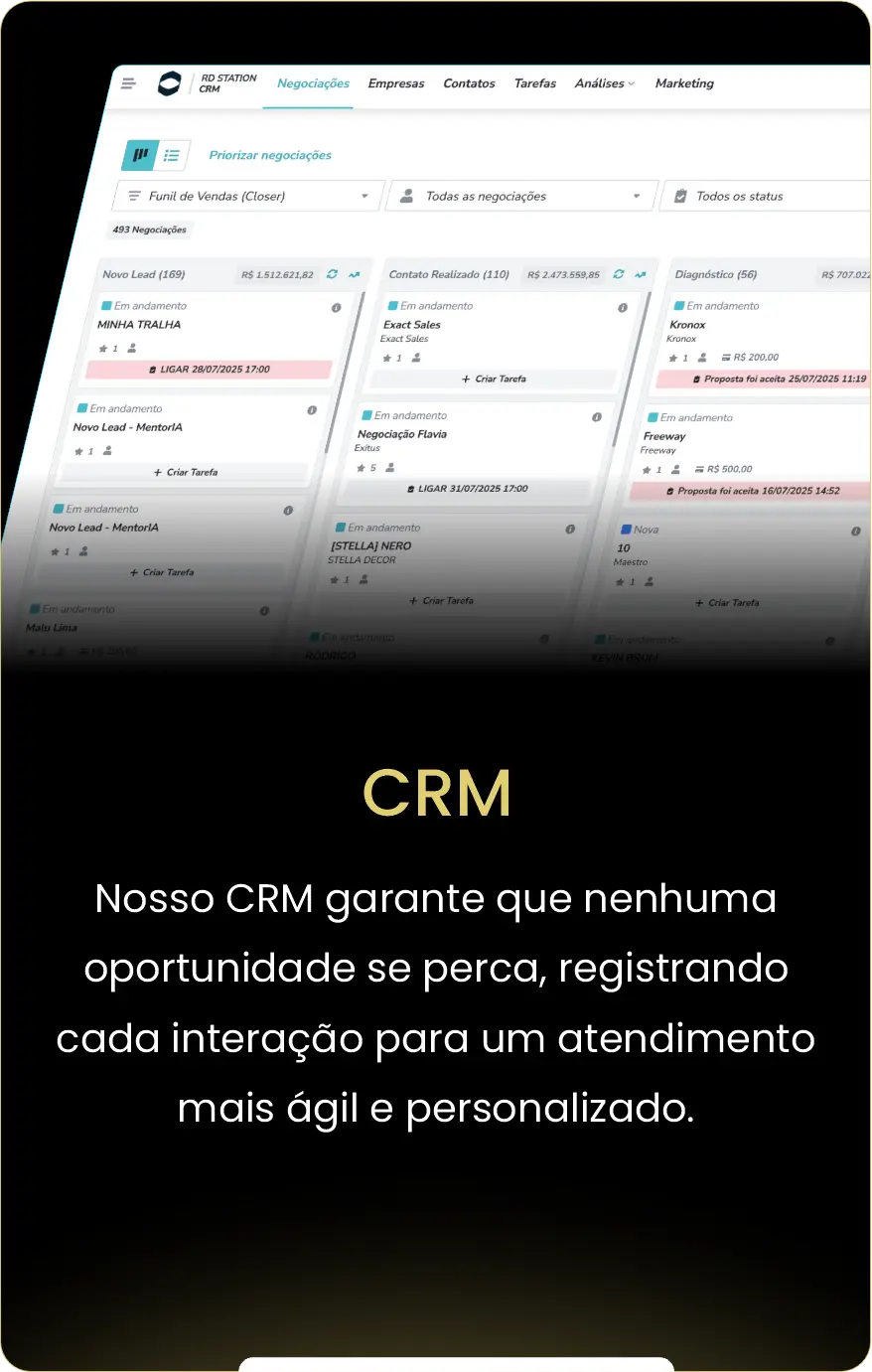 Serviço de CRM