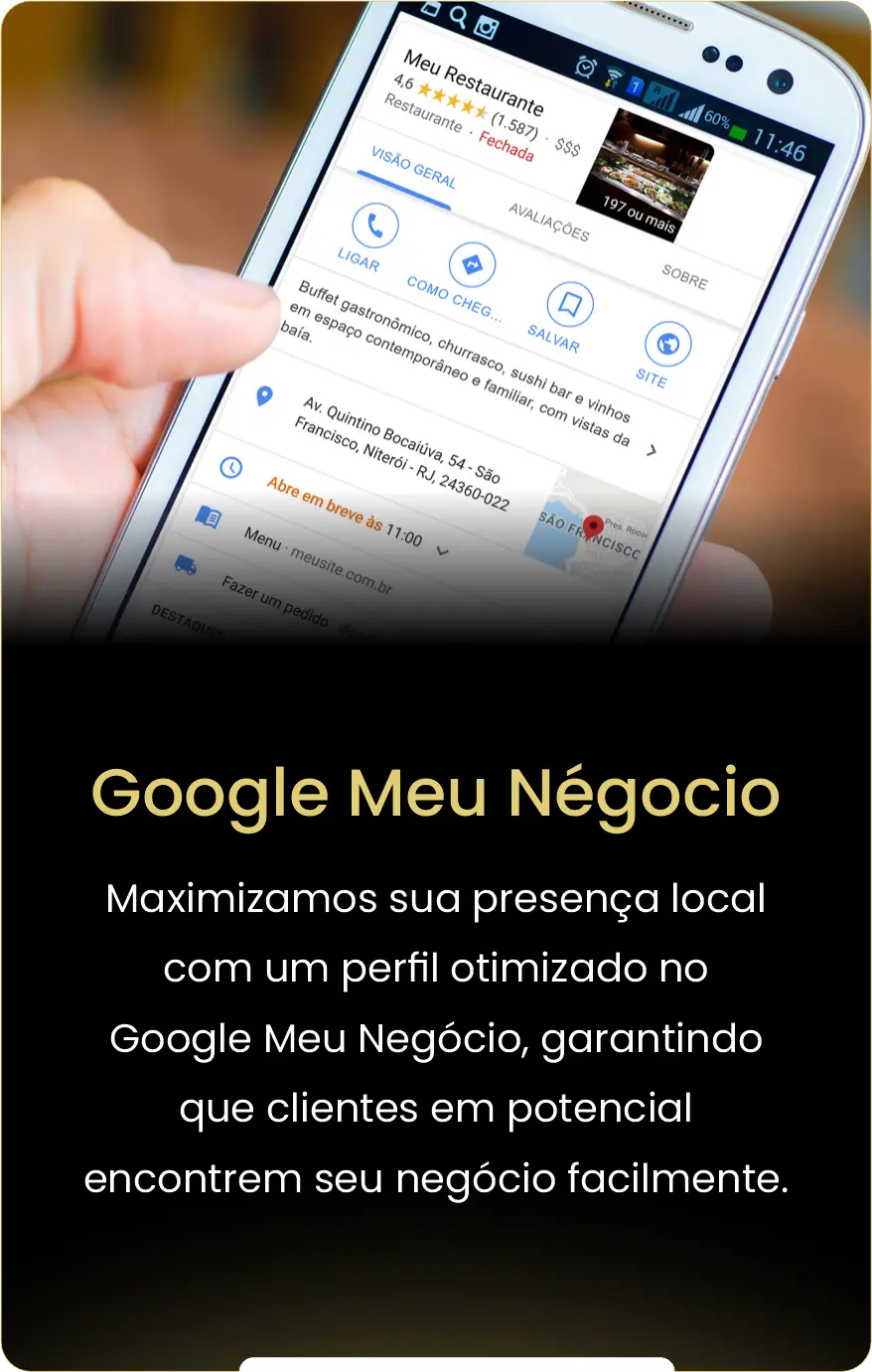 Serviço Google Meu Négocio